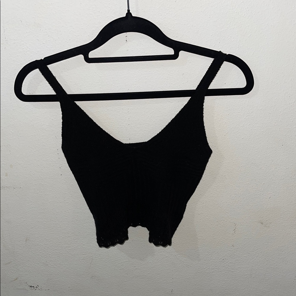 Black Women's Knit Top